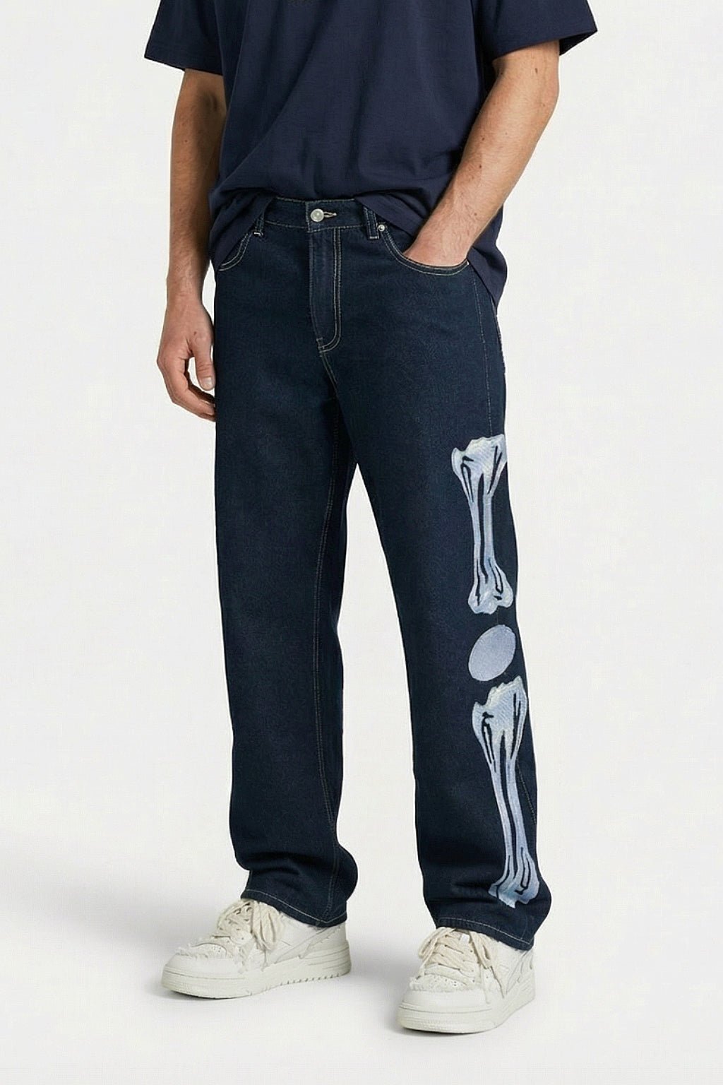 Skeleton jeans