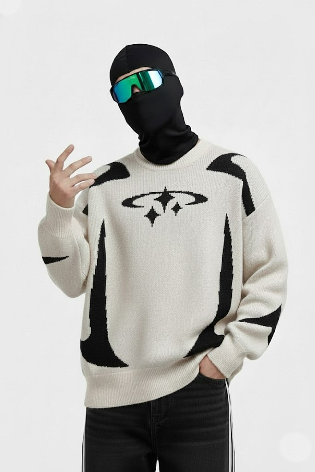 Knit sweater Y2K