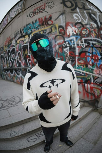 Knit sweater Y2K