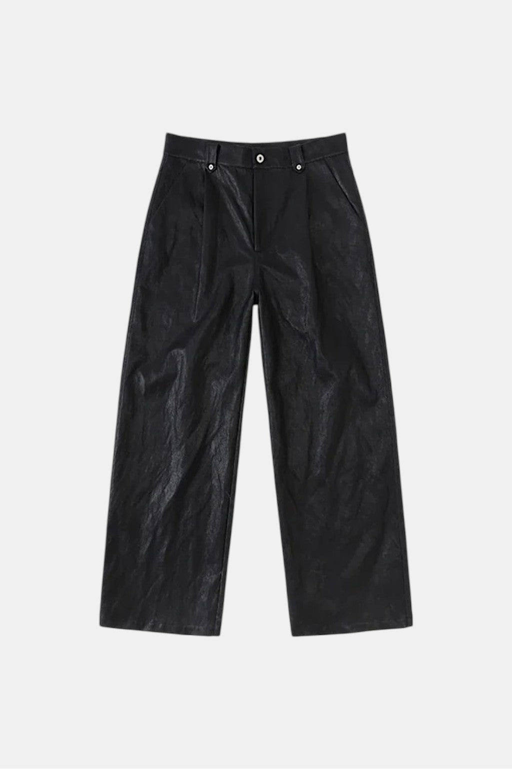 Leather baggy pants