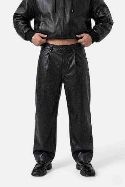 Leather baggy
