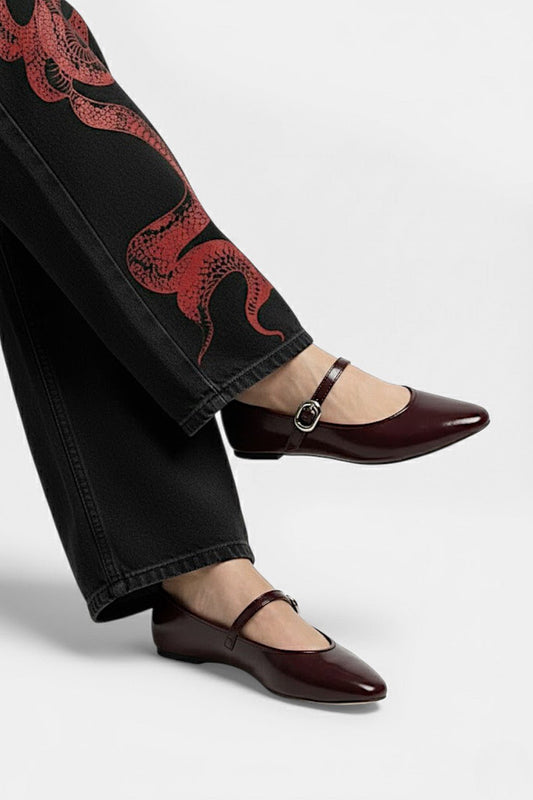 Burgundy Mary Jane