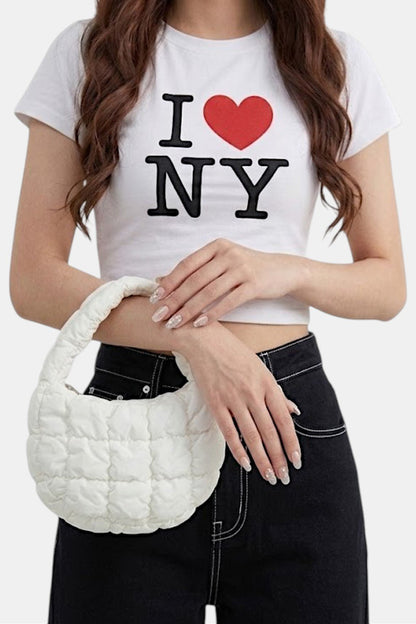 Quilted mini bag