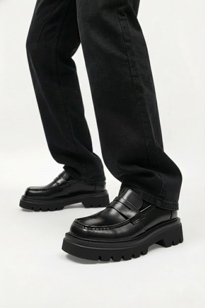 Square-toe moccasins