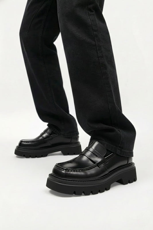 Square-toe moccasins