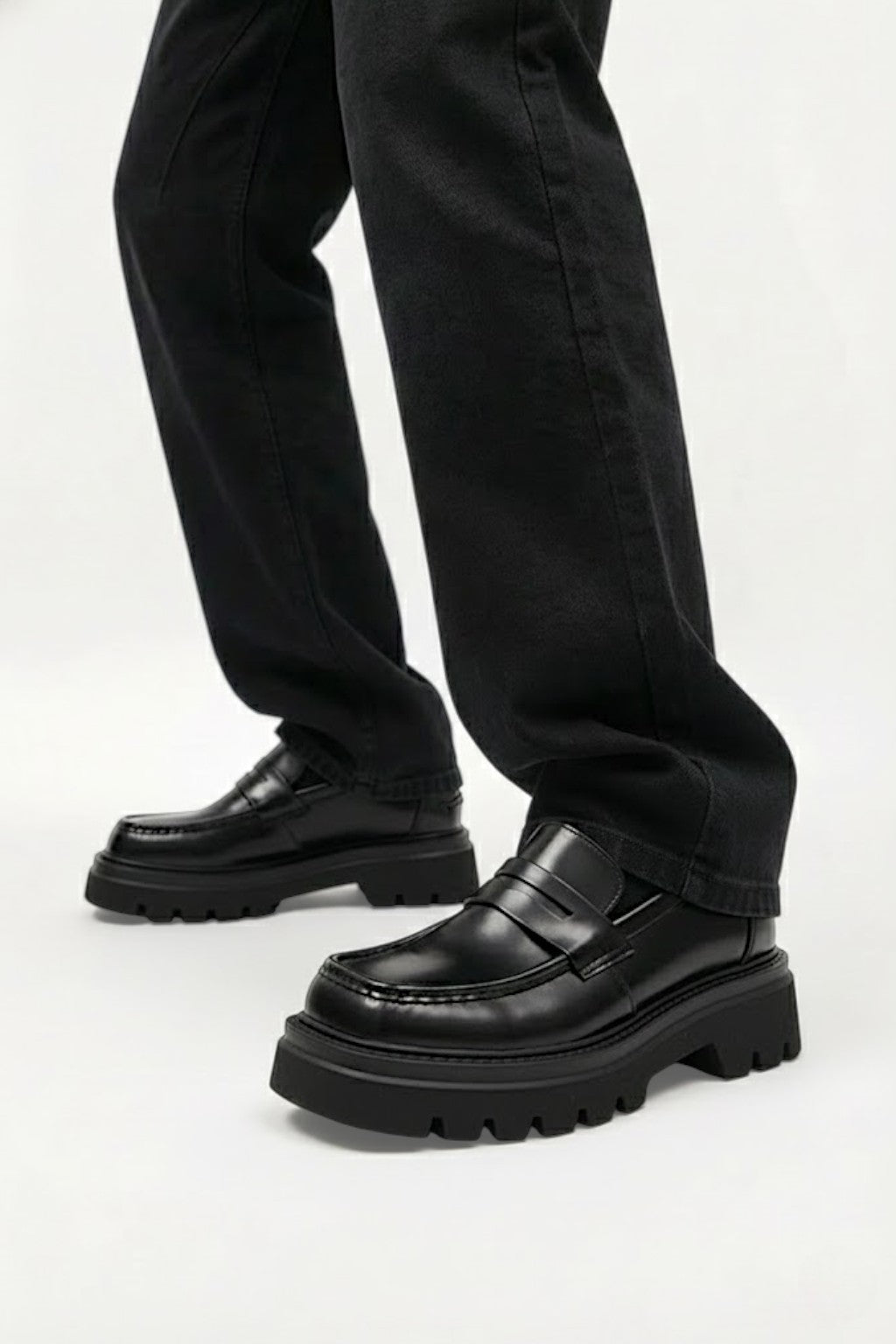 mocassin bout carré
