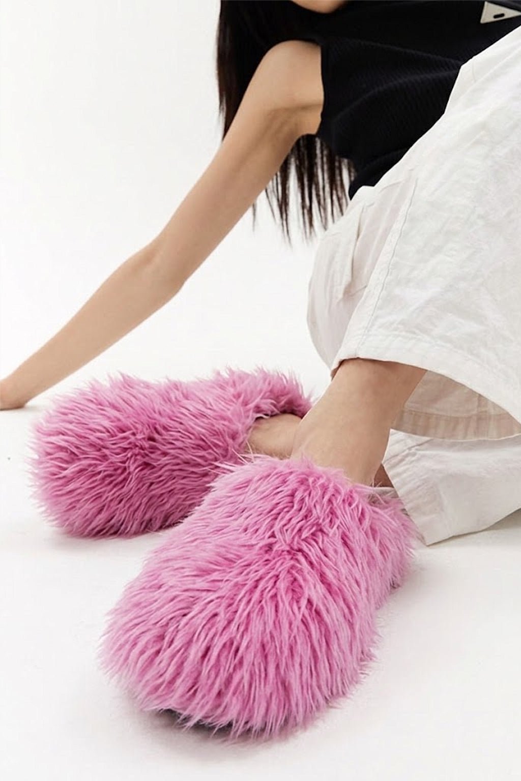 Fur mules