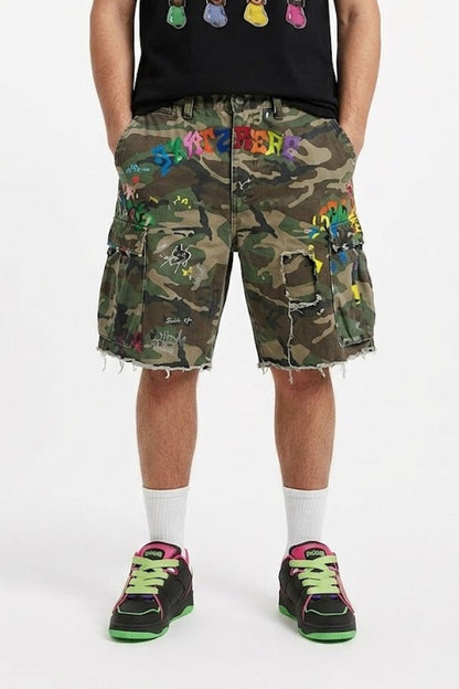 Multicolor jorts