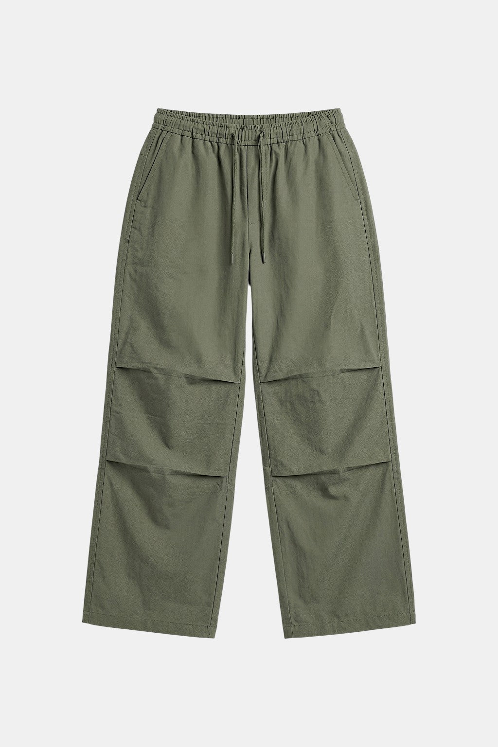 Khaki parachute pants
