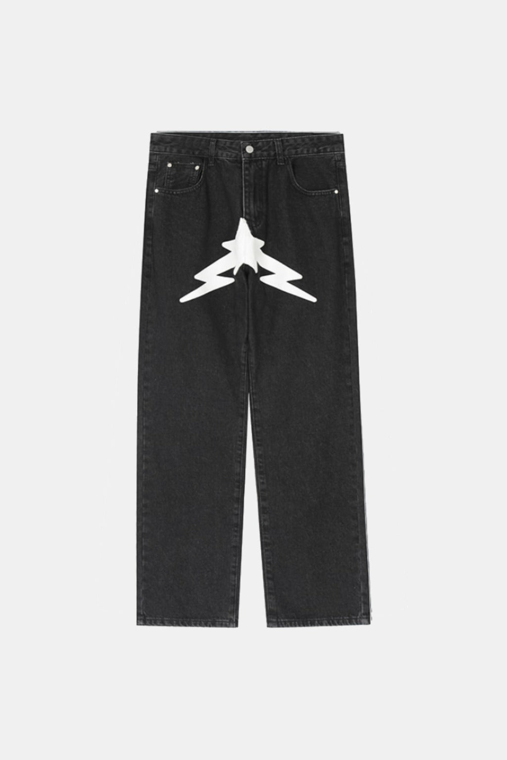 Printed jeans