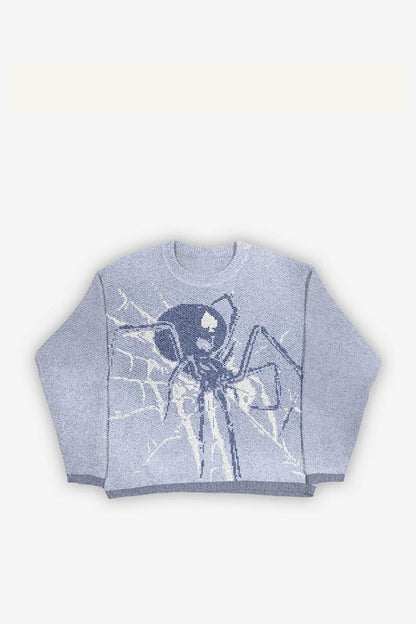 Pull toile d'araignée