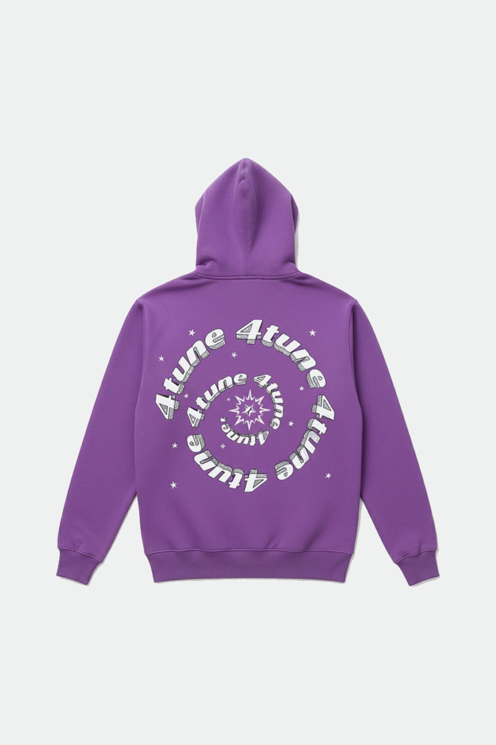 Purple full-zip hoodie