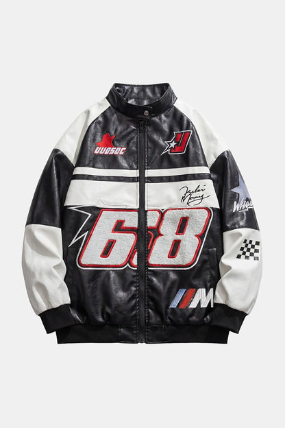 Oversized racing jacket