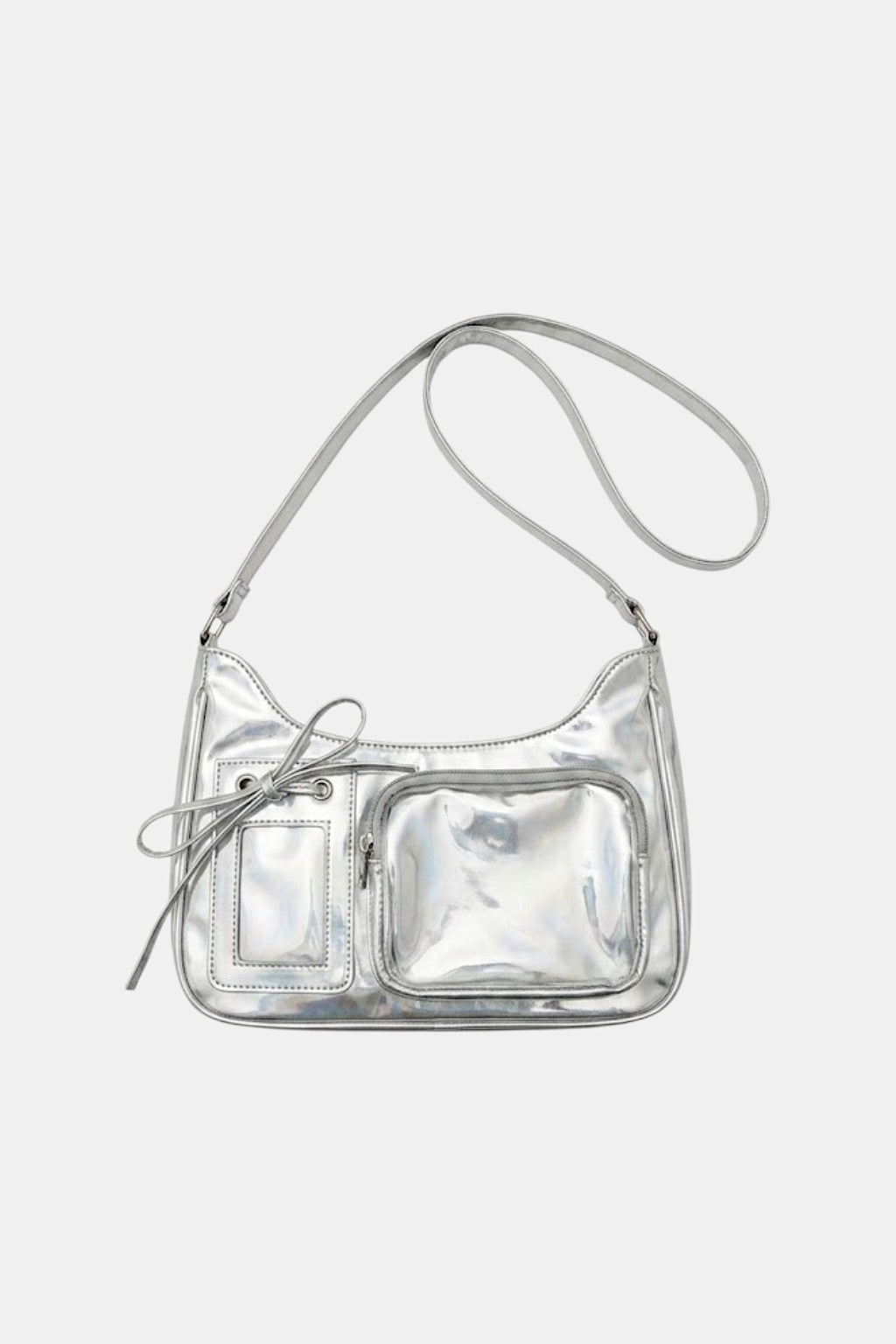 Sac a main empiecement transparent