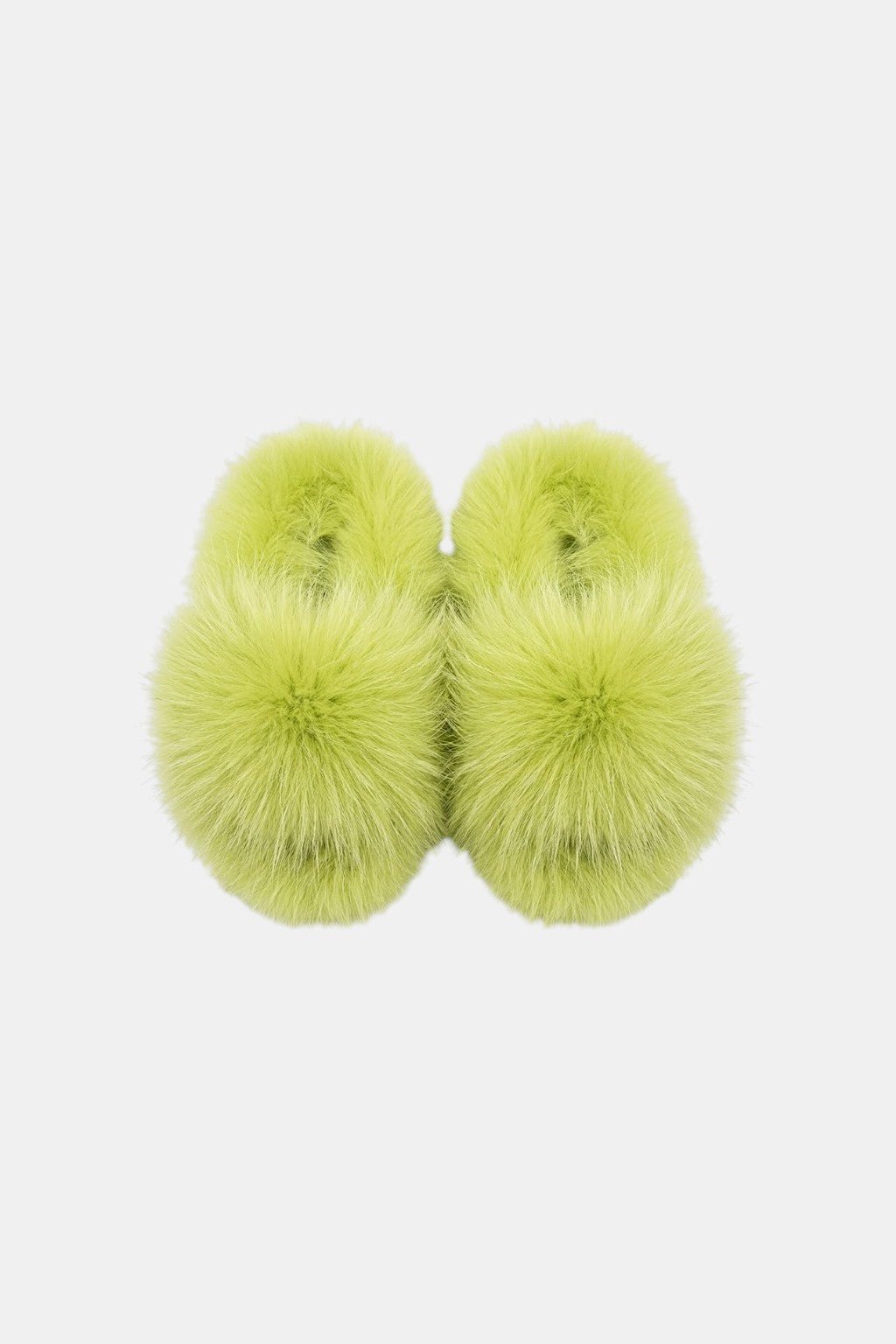Fur sandals