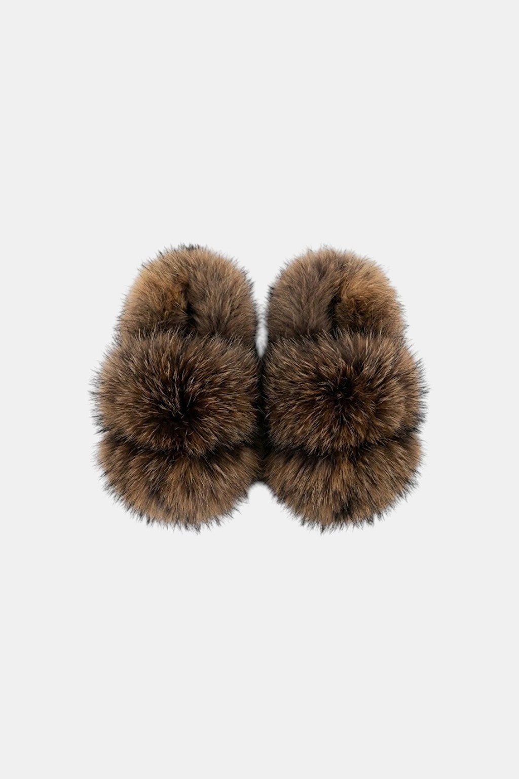 Fur sandals