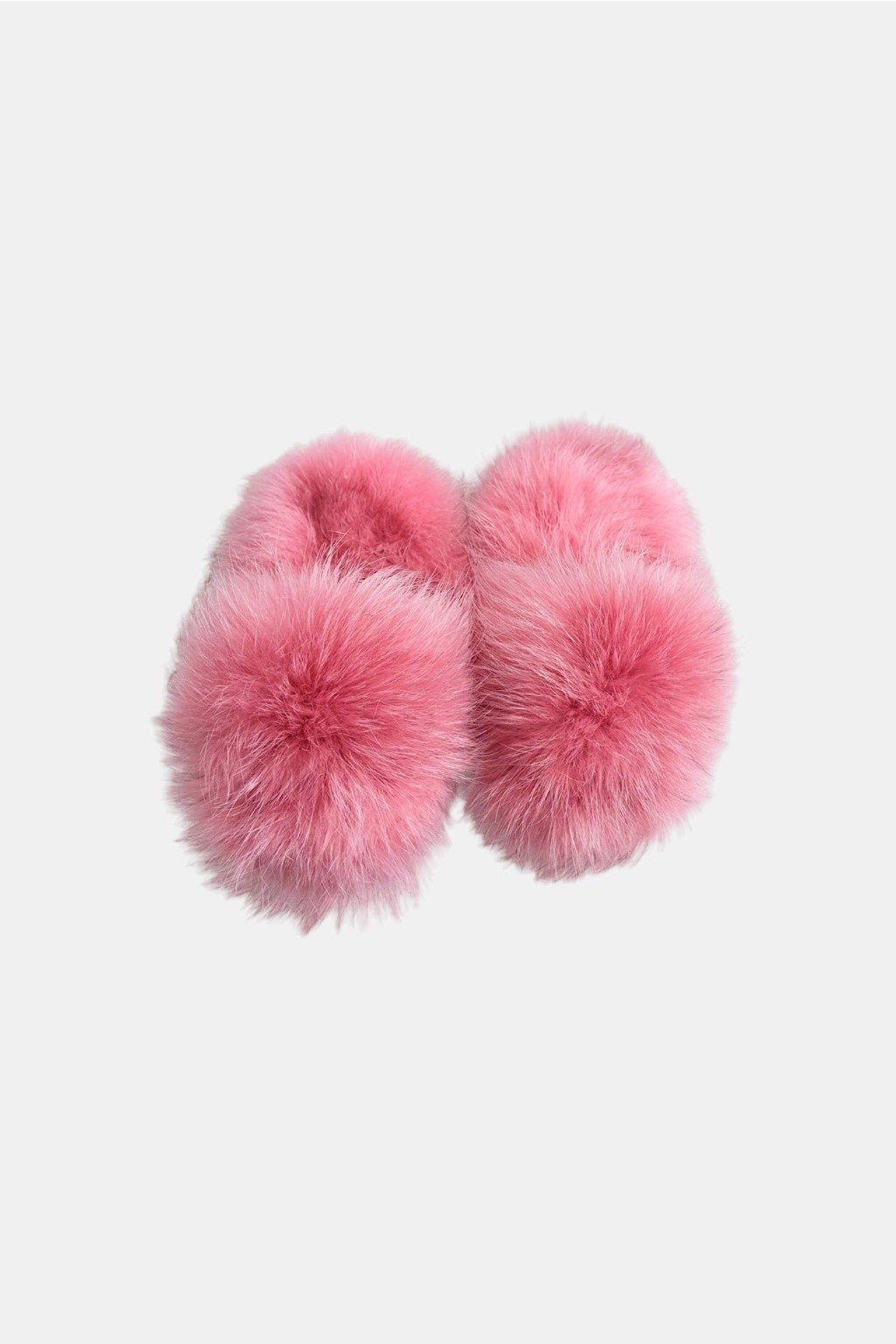 Fur sandals