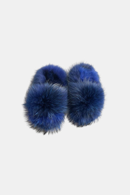 Fur sandals