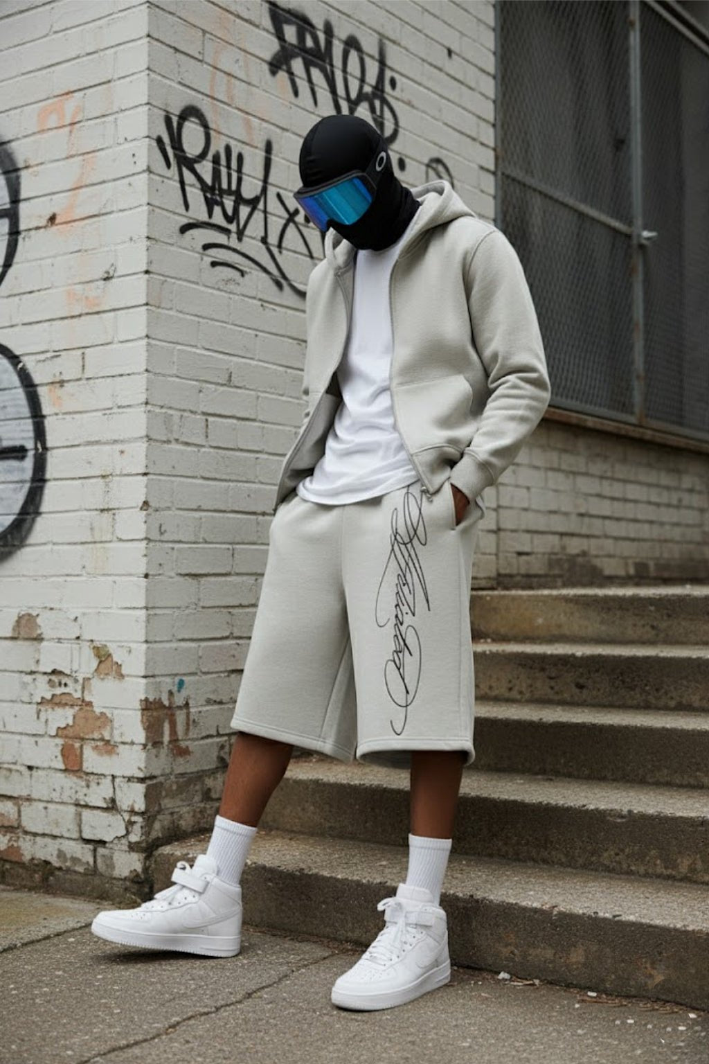 Calligraphy shorts