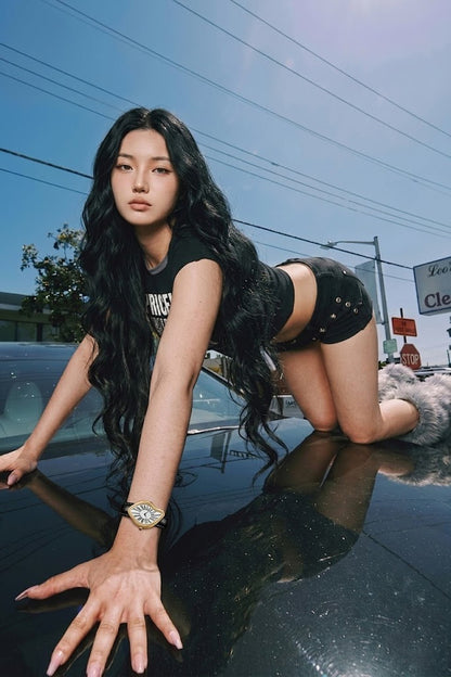 Short jean clouté