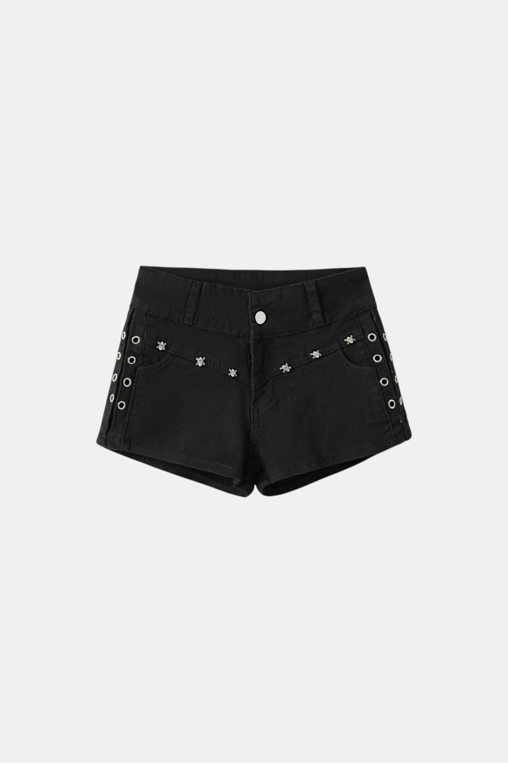 Short jean clouté