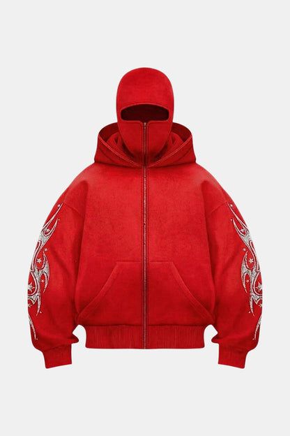 Double hood sweatshirt