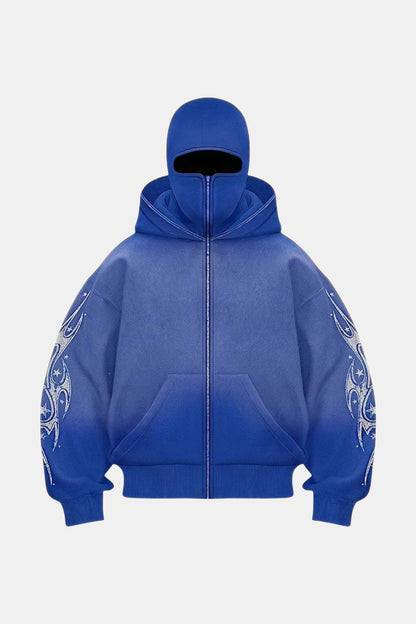 Double hood sweatshirt