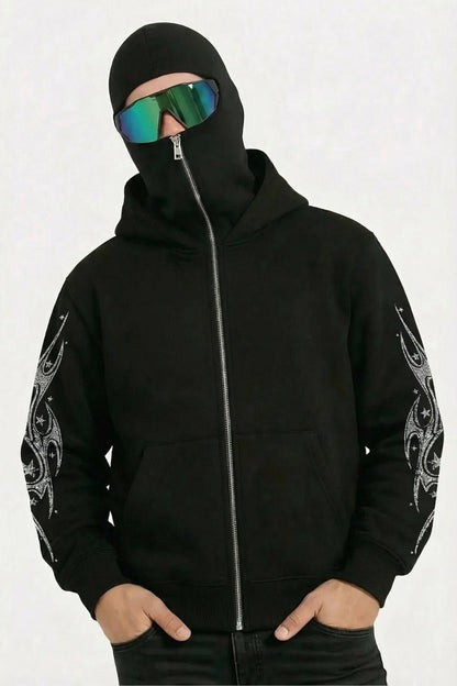 Double hood sweatshirt