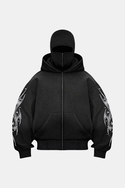 Double hood sweatshirt