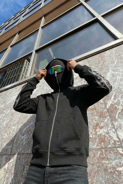Double hood sweatshirt