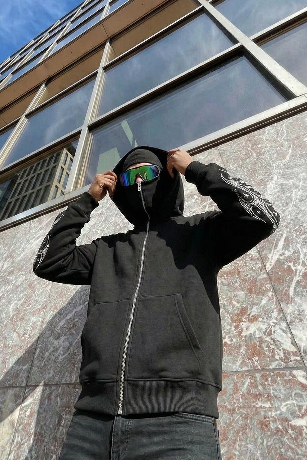Sweat double capuche