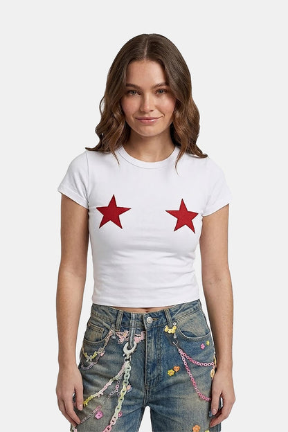 T shirt à étoiles