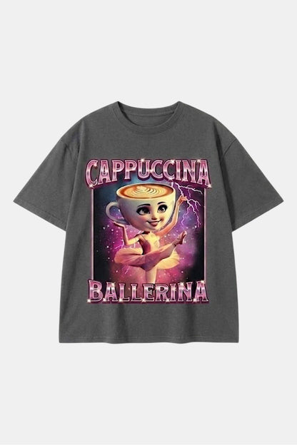 T shirt Ballerina Cappuccina