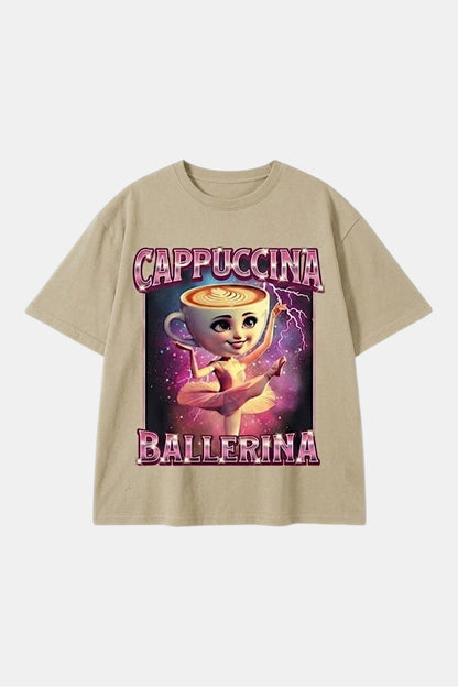 T shirt Ballerina Cappuccina