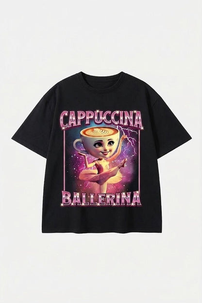T shirt Ballerina Cappuccina