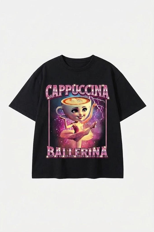 T shirt Ballerina Cappuccina