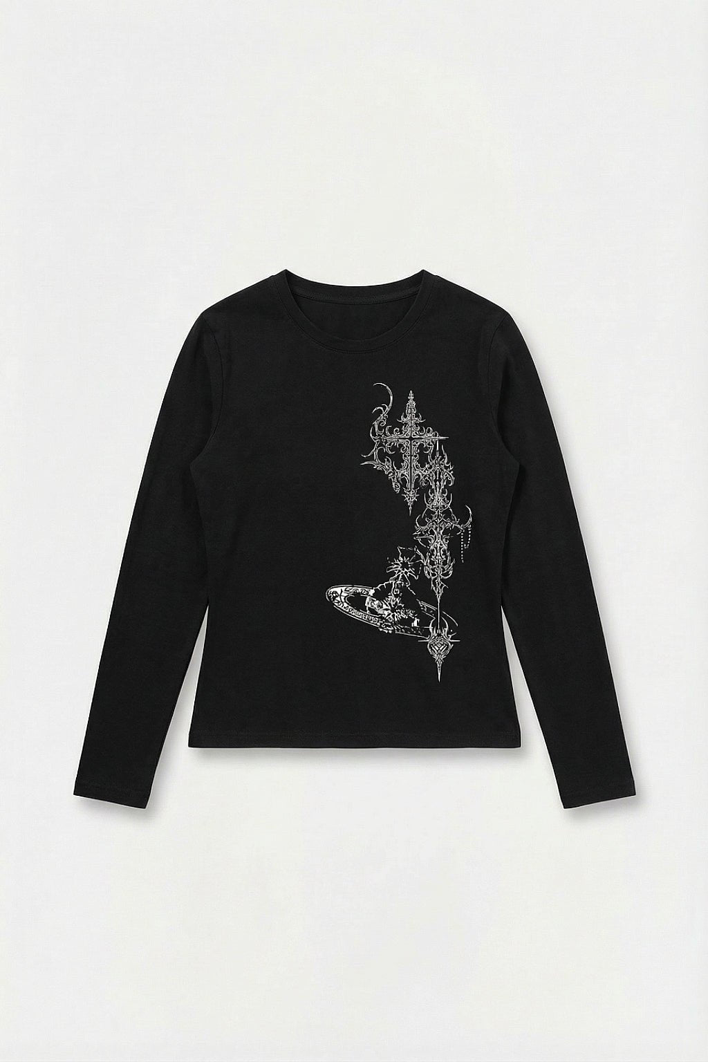Gothic long-sleeve t-shirt