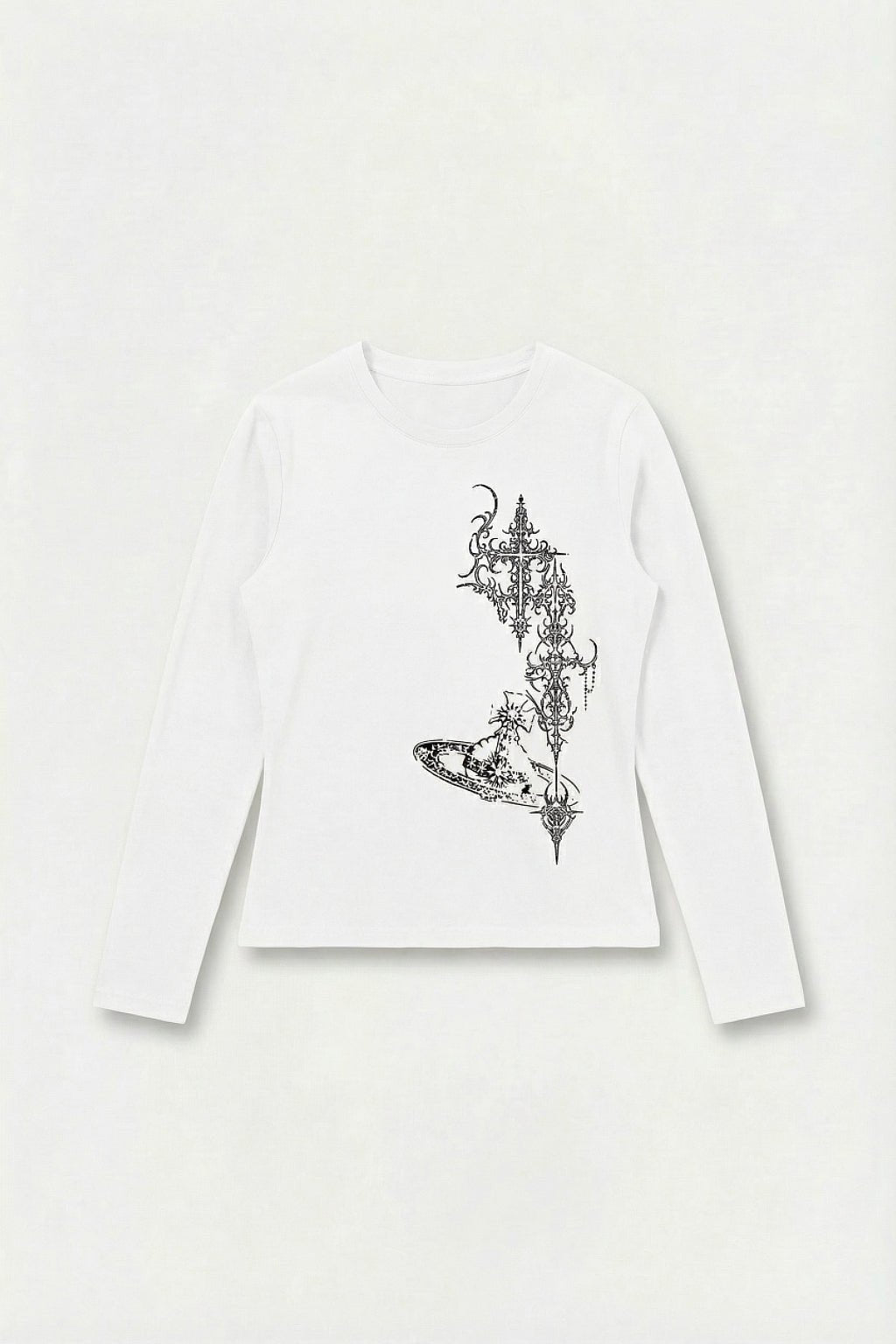 Gothic long-sleeve t-shirt
