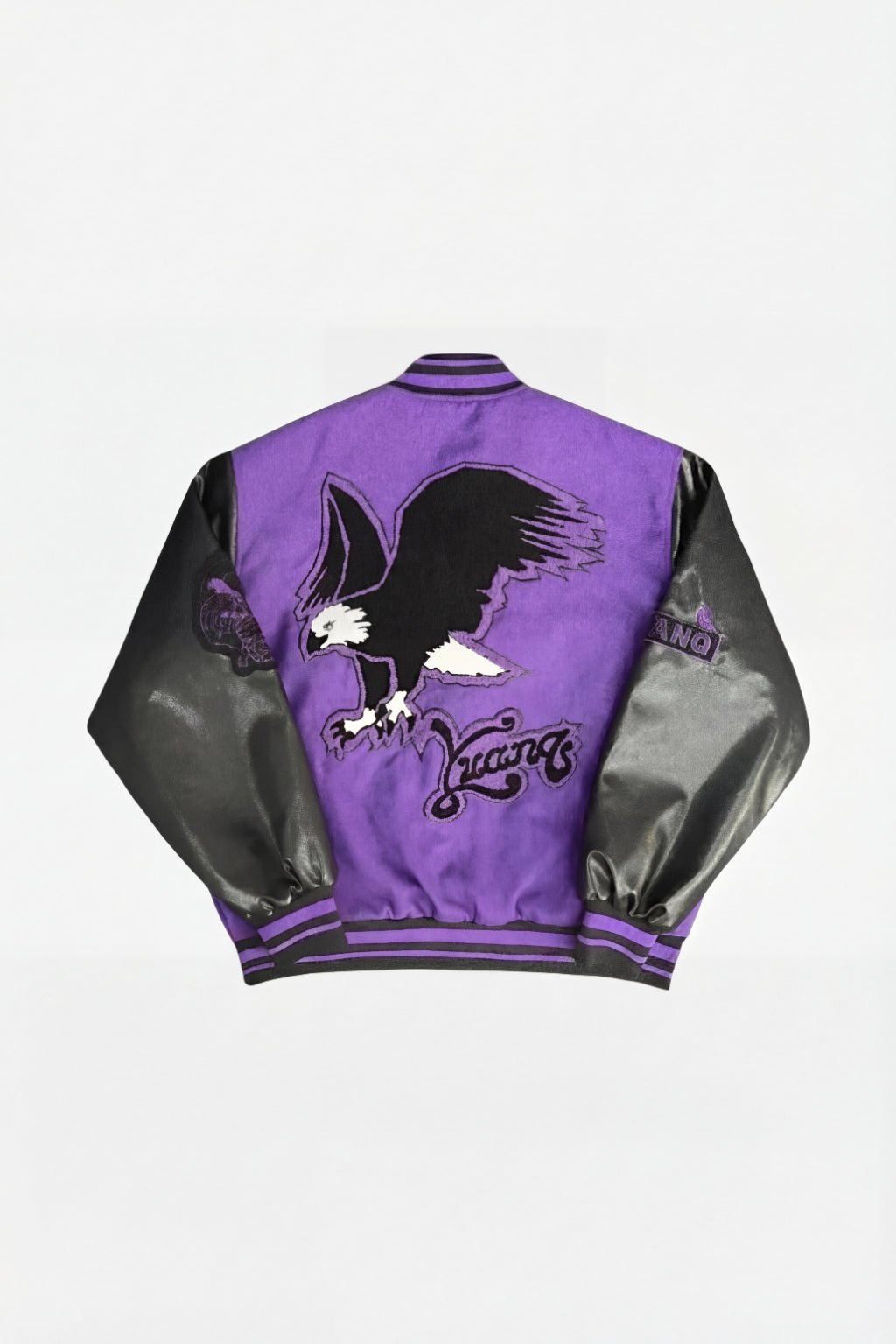 Purple varsity jacket