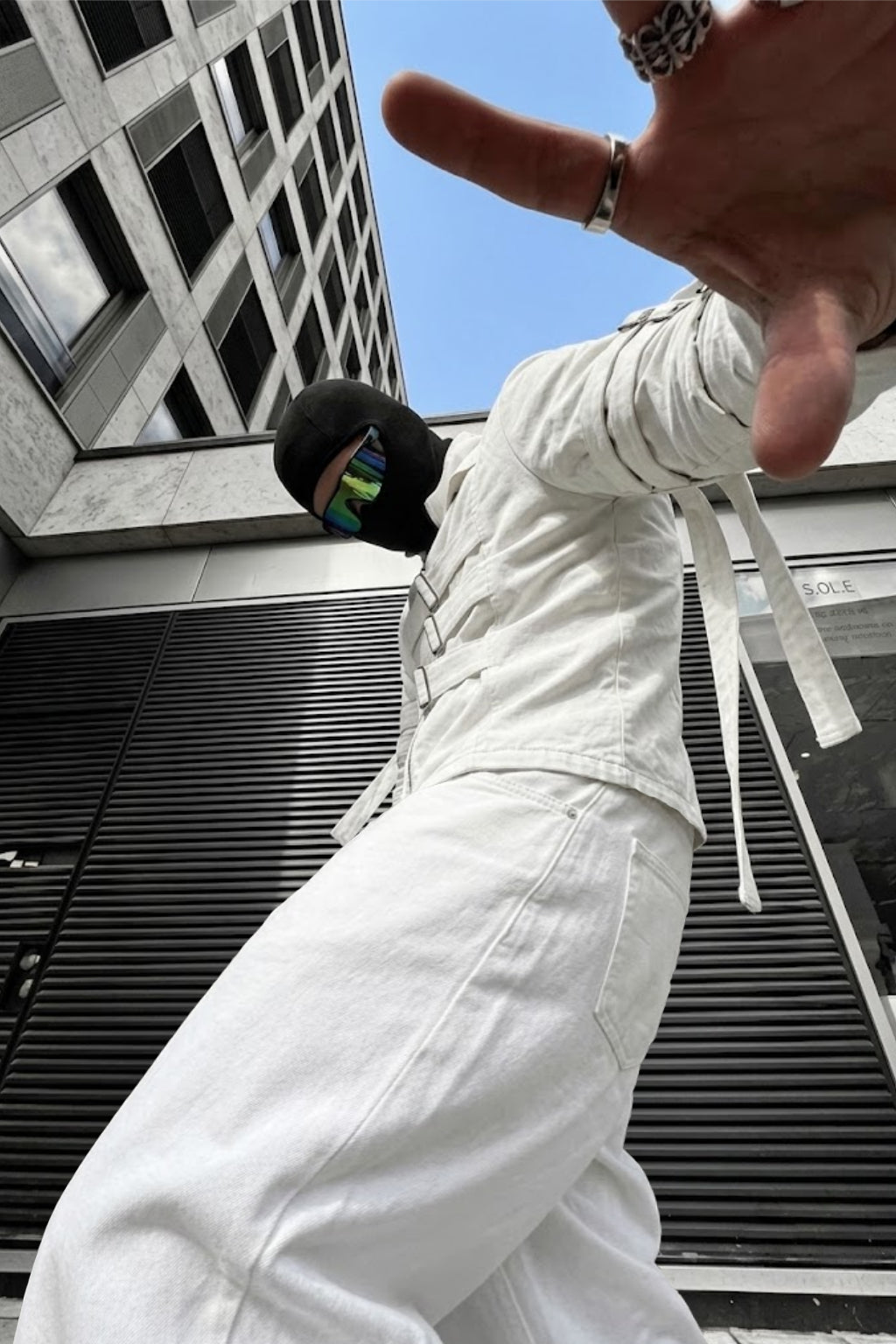 Veste à bretelles