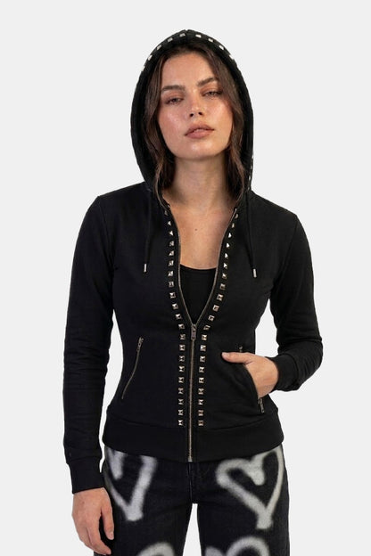 Veste à rivets