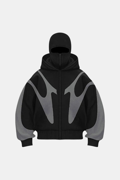 Jacket with integrated hood