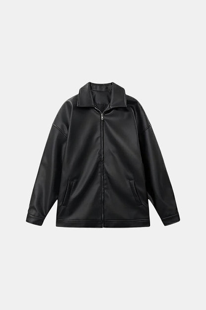 Streetwear leather jacket