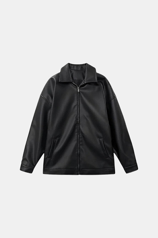Streetwear leather jacket