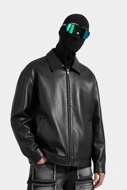 Streetwear leather jacket