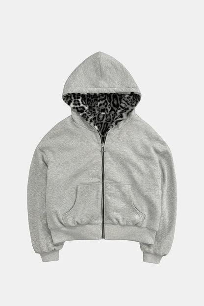 Reversible Leopard Jacket