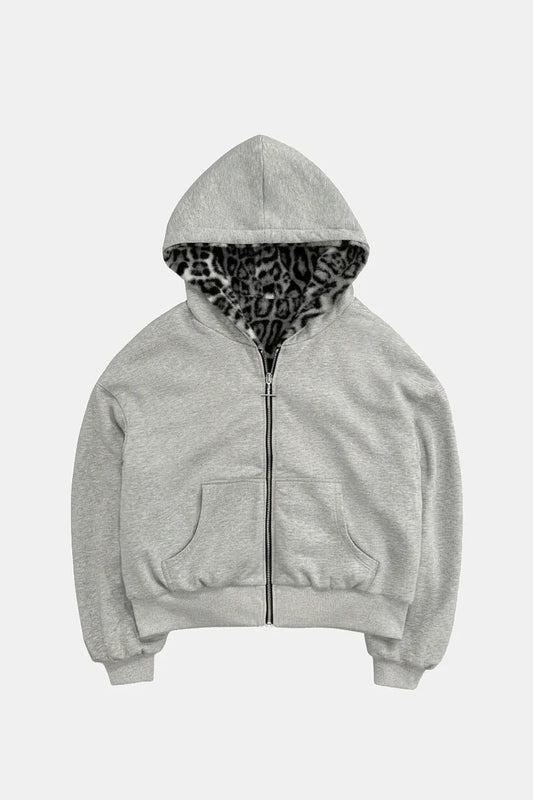 Reversible Leopard Jacket