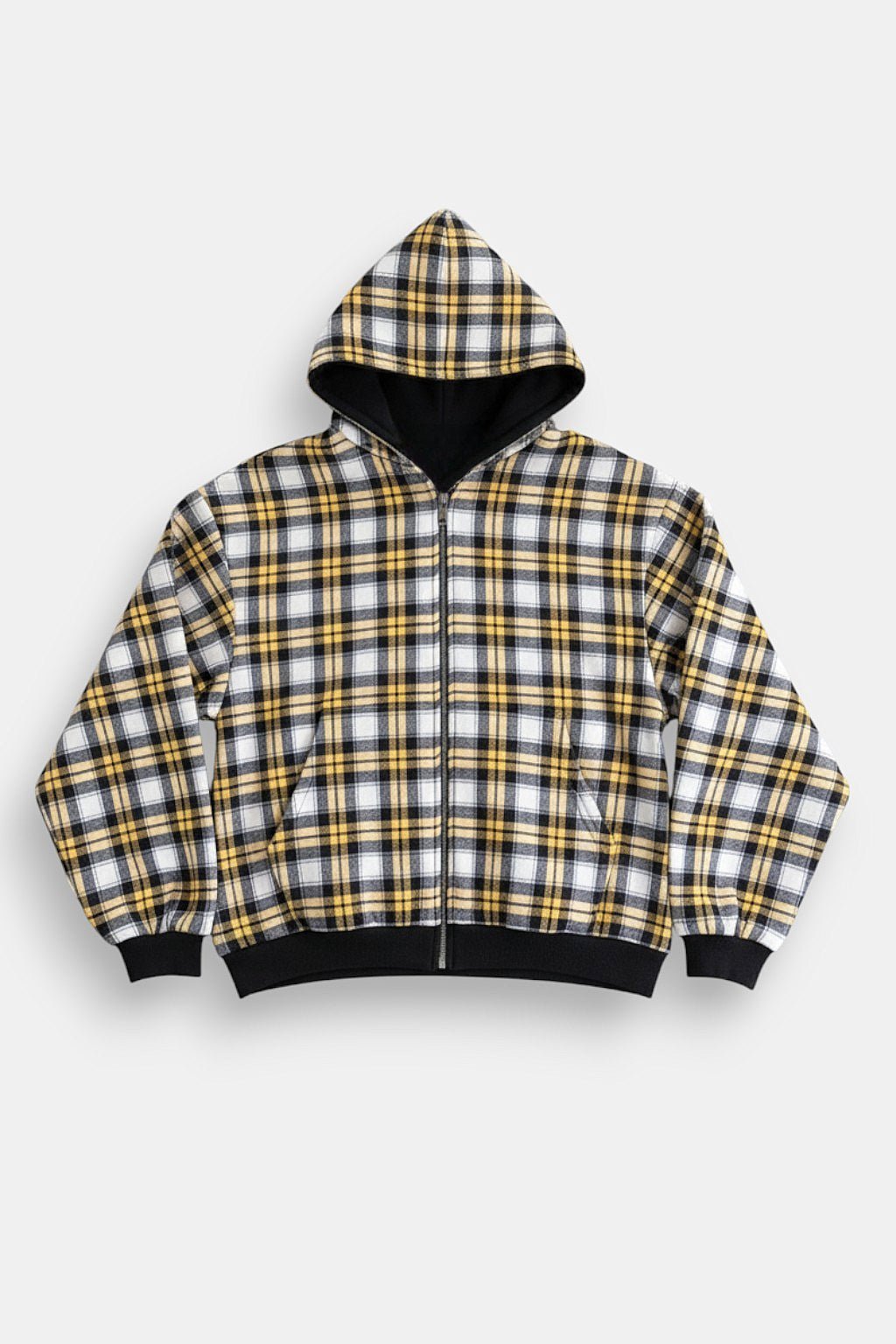 Reversible plaid jacket