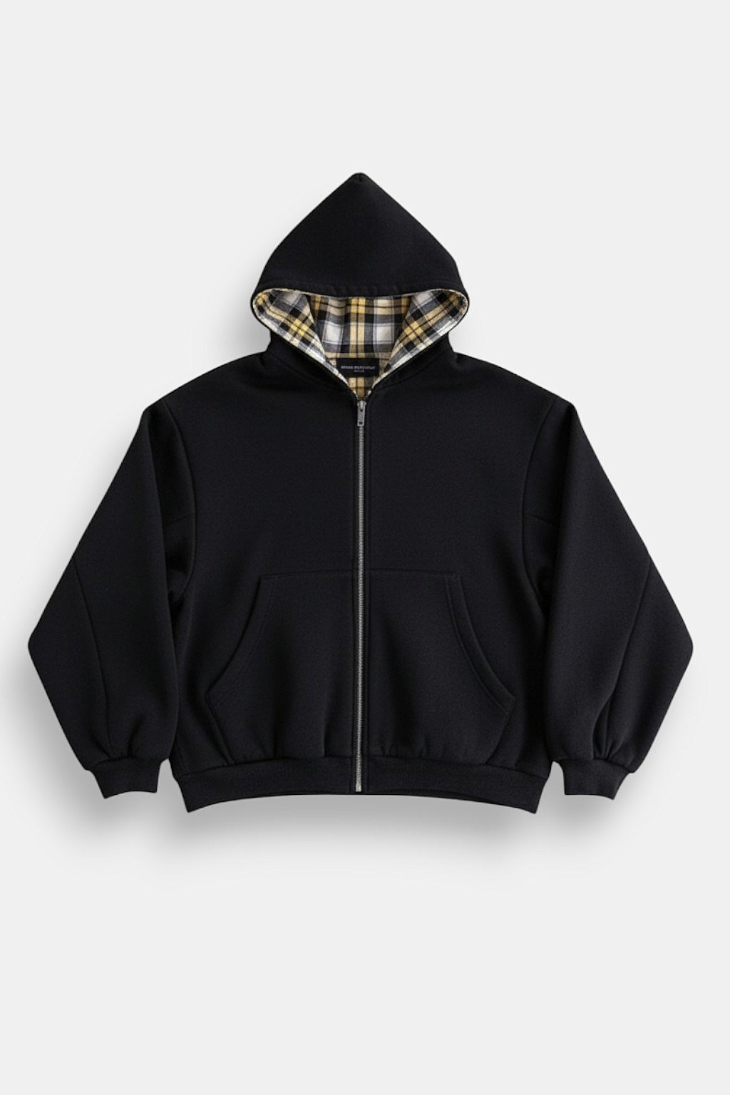 Reversible plaid jacket