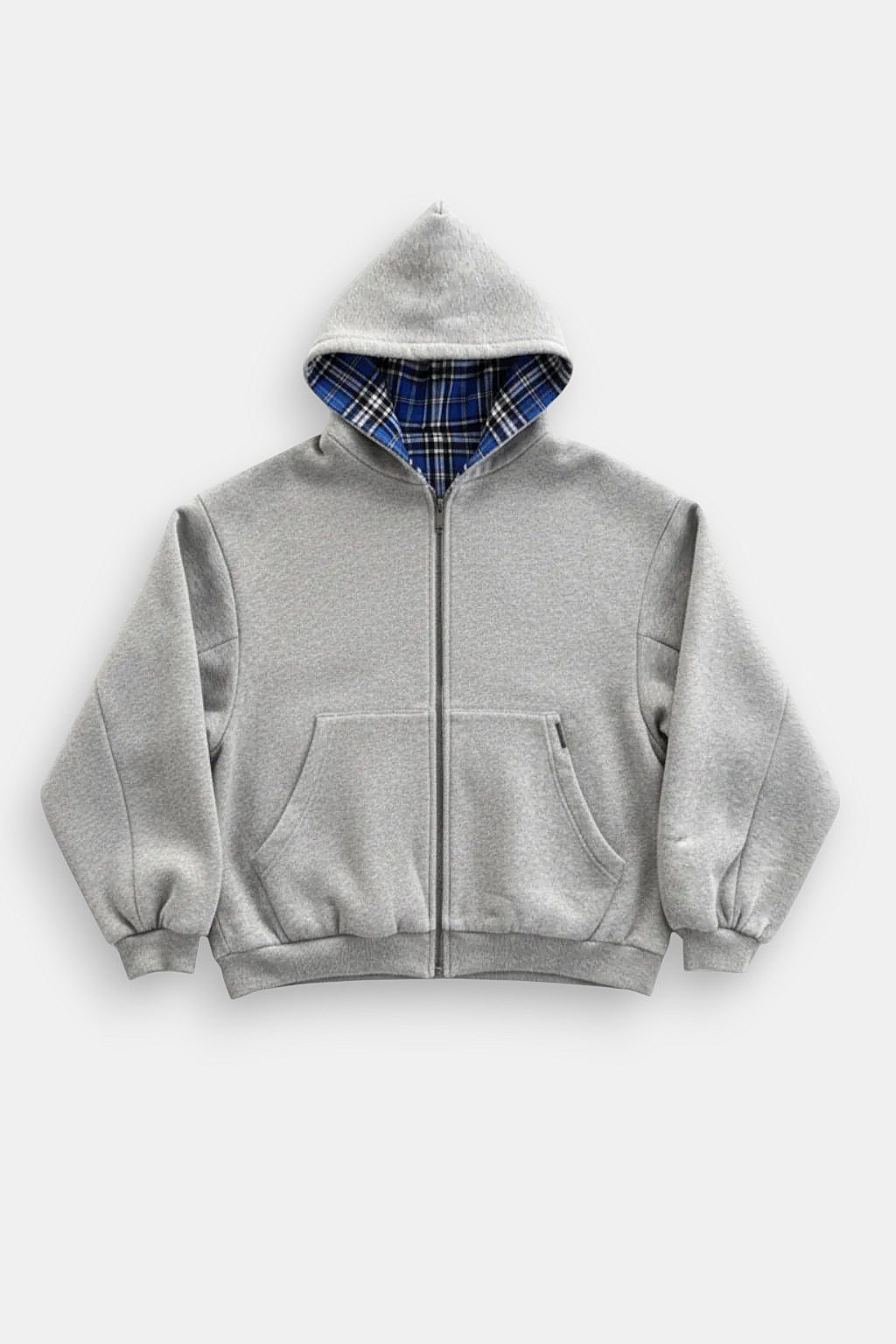 Reversible plaid jacket